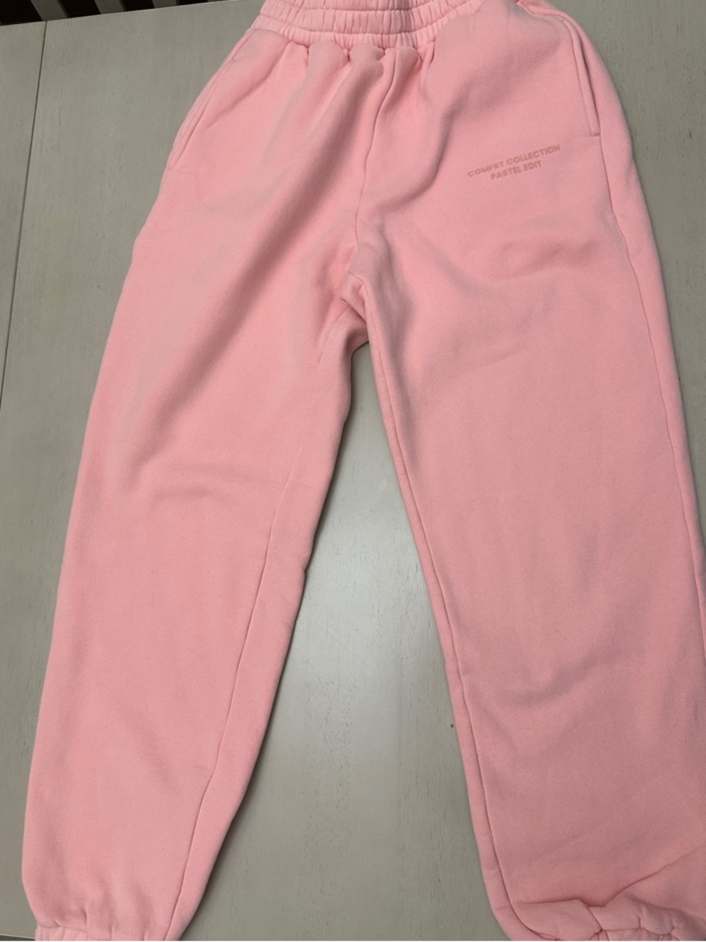 Comfrt Pastel Collection Sweatpants Joggers Pink - size XS - NWOT